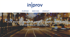 Desktop Screenshot of inprov.biz