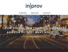 Tablet Screenshot of inprov.biz